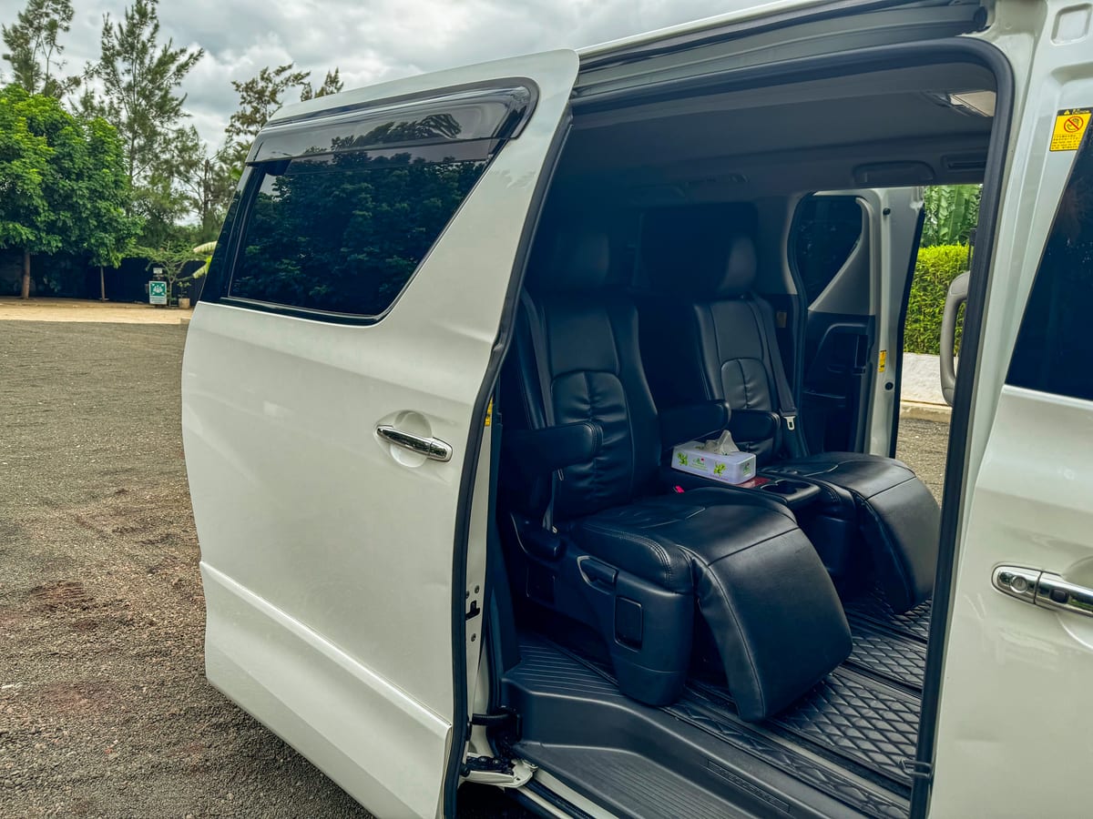 Njiro Legacy airport transfer vehicle