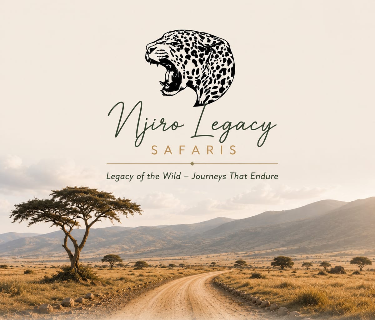 Njiro Legacy Safaris brand artwork