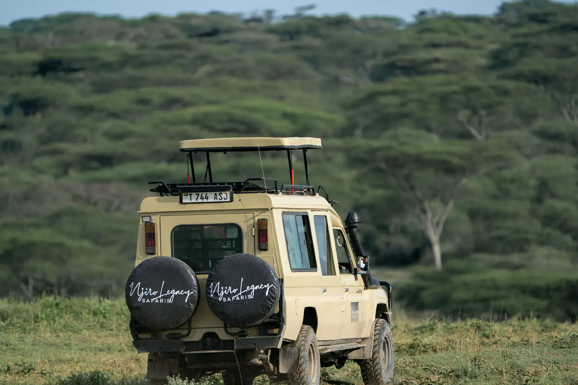 Njiro Legacy Safaris vehicle in Tanzania
